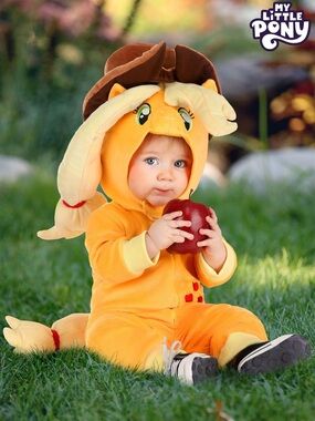 🆕 My Little Pony Orange Apple-Themed Plush Baby Costume